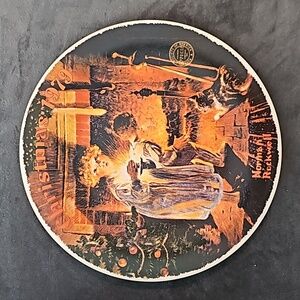 Bradford Exchange "Somebody's Up There" Rockwell Heritage Collection